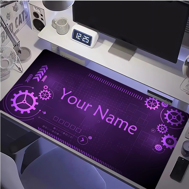 Tech Office Names - Alfombrilla de Ratón Personalizable Estilo Gear
