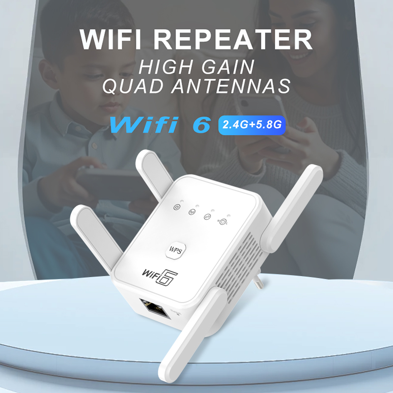 Wifi Range Extender - Repetidor WiFi inalámbrico WIFI6 1500Mbps 5Ghz