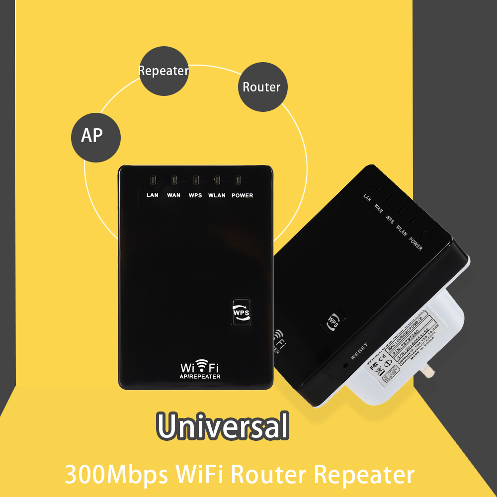 Wifi Range Extender - Repetidor Wifi de 300Mbps, Mini enrutador