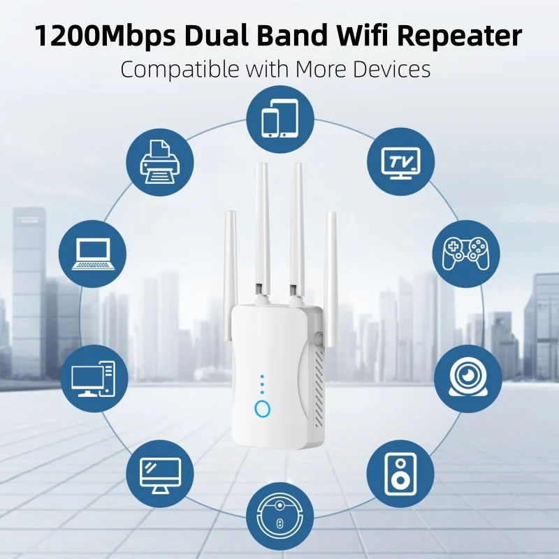 Wifi Range Extender - Repetidor WiFi de Doble Banda de