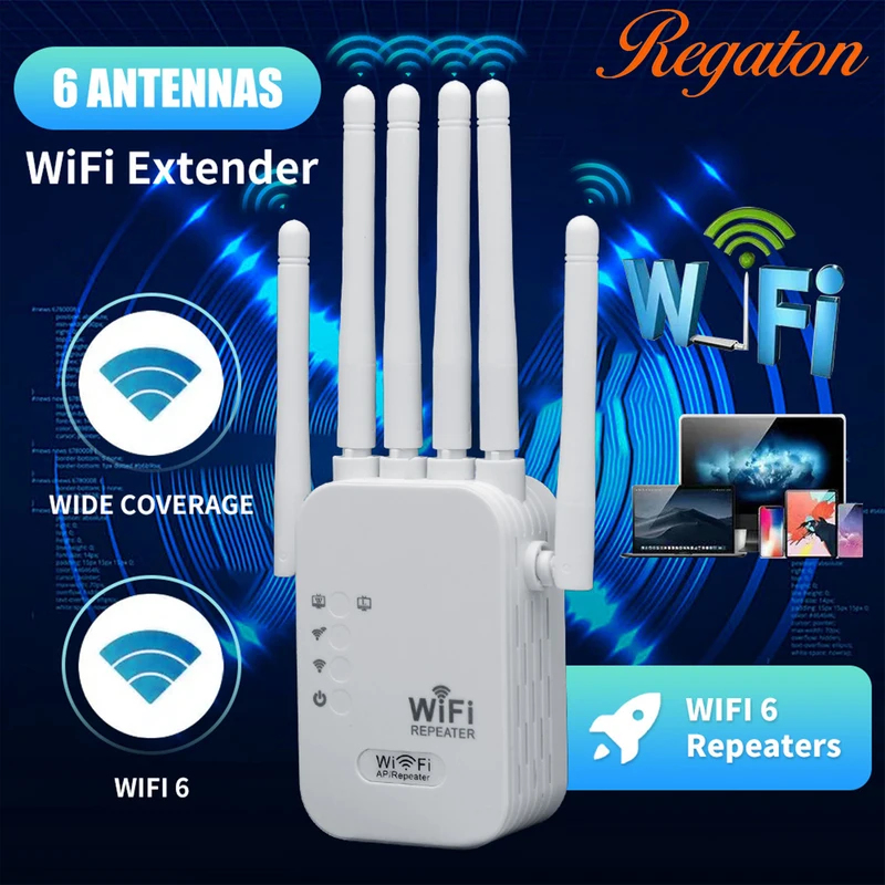 Repetidor WiFi Regaton de 1200 - Wifi Range Extender reseña y precio
