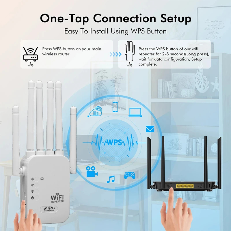 Repetidor WiFi Regaton de 1200 - Wifi Range Extender reseña y precio