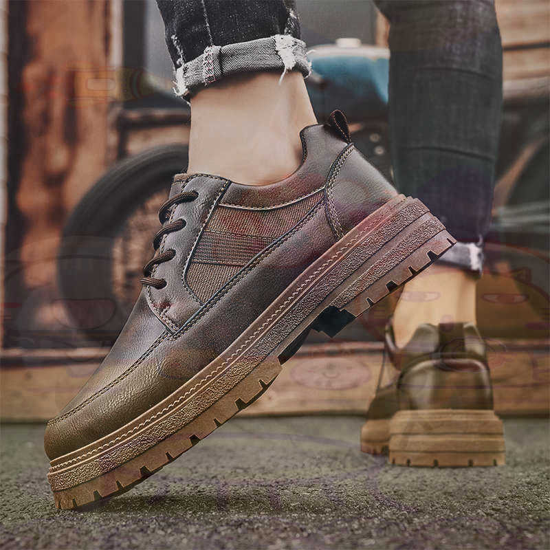 Zapatillas deportivas de cuero - Tech Office Names reseña y precio