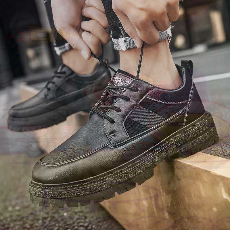 Zapatillas deportivas de cuero - Tech Office Names reseña y precio