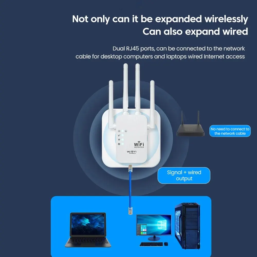 Repetidor WiFi Inalámbrico de  - Wifi Range Extender reseña y precio