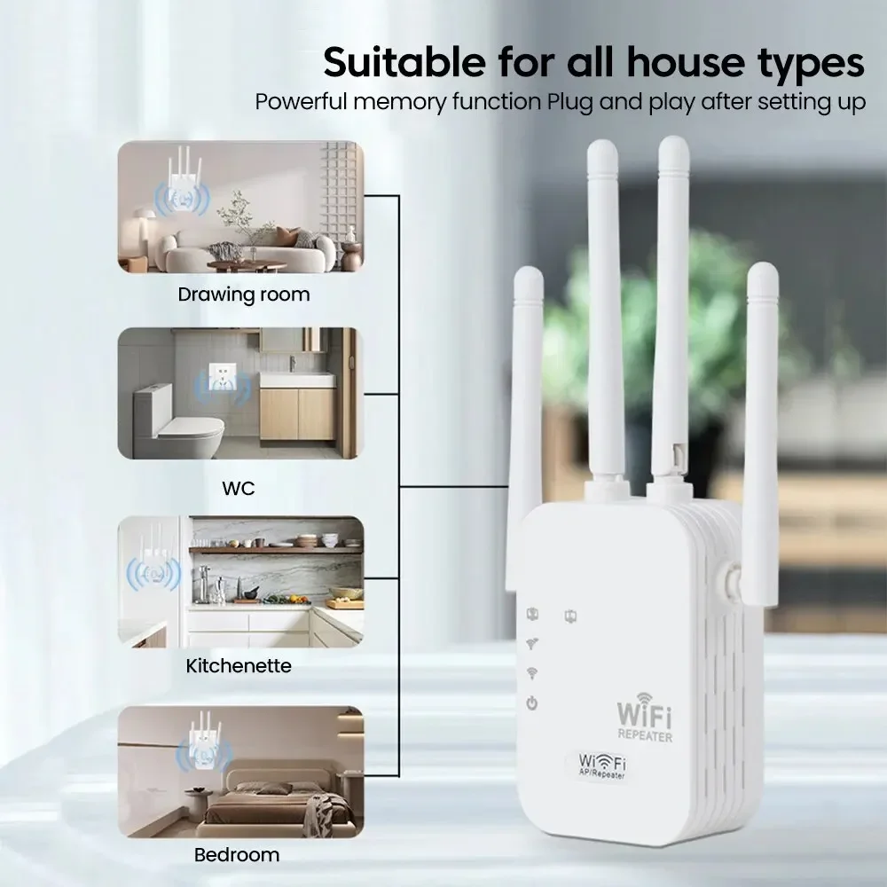 Repetidor WiFi Inalámbrico de  - Wifi Range Extender reseña y precio