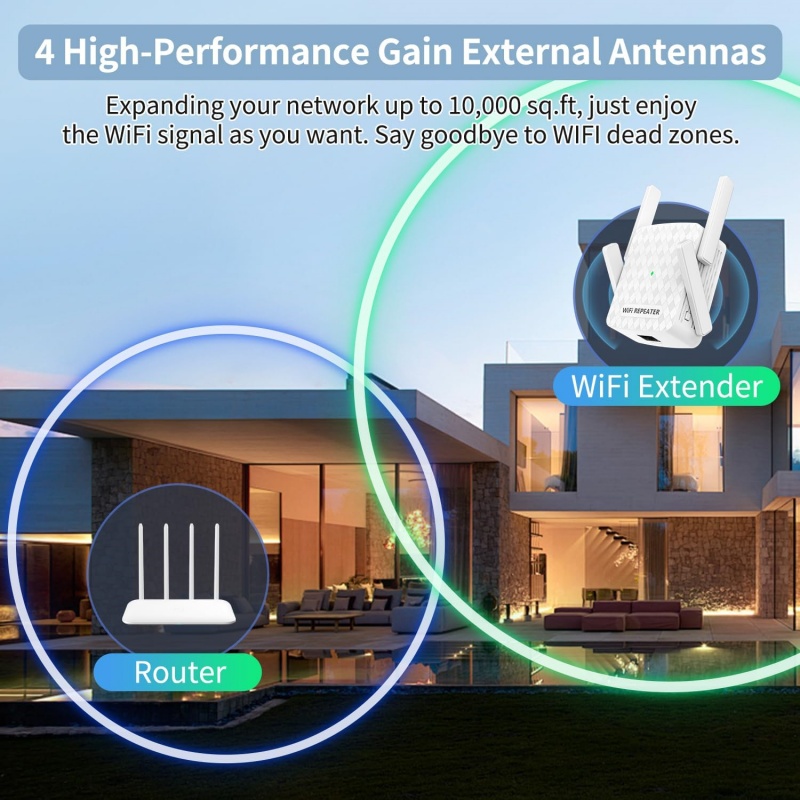 Extensor Wifi inalámbrico de 1 - Wifi Range Extender reseña y precio